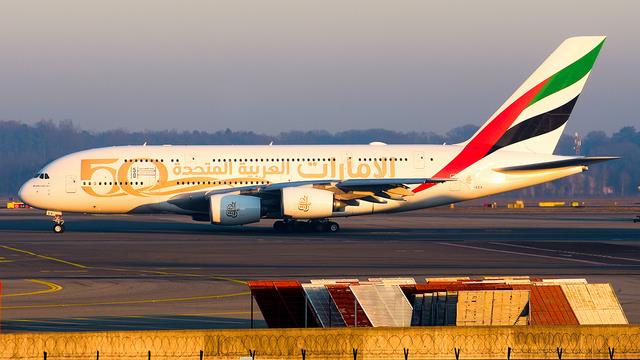 A6-EEX:Airbus A380-800:Emirates Airline
